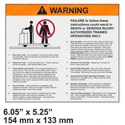 Picture of Decal - No Riders