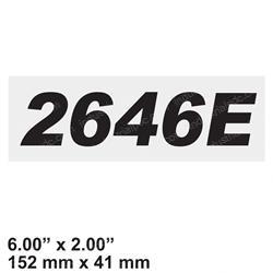 Picture of Decal - Nameplate (2646)