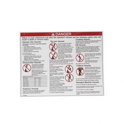 Picture of Decal - User Hazard