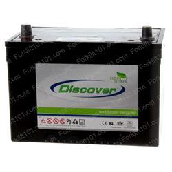 dbev34a BATTERY-12VOLT TRACTION - L-10.2/W-6.3/H-7.2