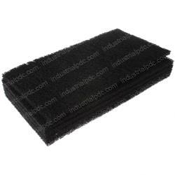 Picture of Pad-14x28 Inch  Black  5 Pack