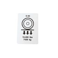 Picture of Decal Label Wheel Load S80