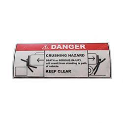 Picture of Crushing Danger Label