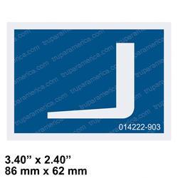 UPRIGHT 014222-903 DECAL - FORK LIFT HERE