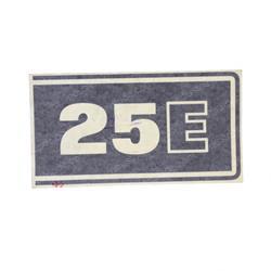 Picture of Decal - 25e