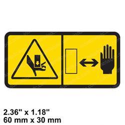 Picture of Decal - Warning Hand