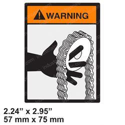 Picture of Decal - Warning Mast Chain