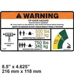 Picture of Decal - Warning Dual Cap