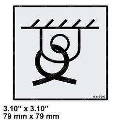Picture of Label Tie Down Point