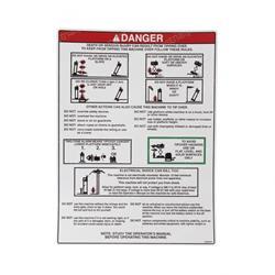 Picture of Decal - Danger Tip Over