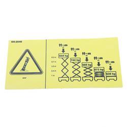 Picture of Decal - Danger Maxcap Ce Gs2046