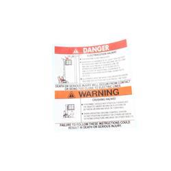 Picture of Decal - Elect + Crush Hazard
