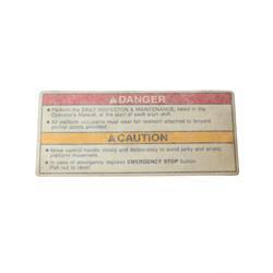 Picture of Decal - Caution Decal -