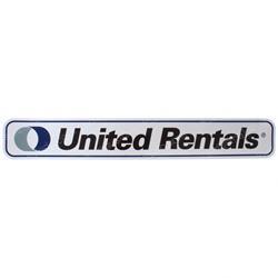 Picture of Decal - United Rental 2.75 X 18