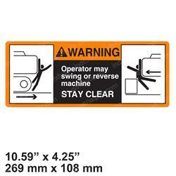 Picture of Decal - Warning Stay Clear