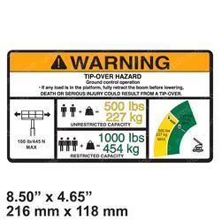 Picture of Decal - Warning Dual Cap.