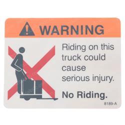 Picture of Warning No Riding