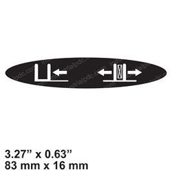 Picture of Decal - Sideshift Left (open)