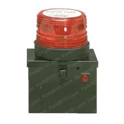 ybbc500-r STROBE - 12V - RED - HINGED BATTERY BOX - - RECHARGEABLE BATTERY - 60 SINGLE FPM - MFR # BC500-R