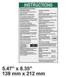 Picture of Decal - Oper Instructions