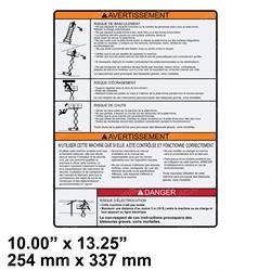Picture of Nameplate Danger/Warning (csa