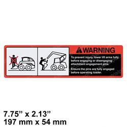 Picture of Decal - Lift Warning