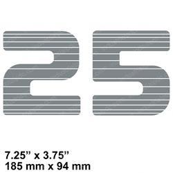 Picture of Decal - Model 25