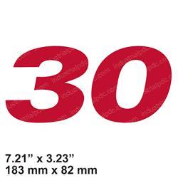 Picture of Decal - Cosmetic 30