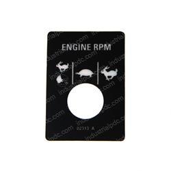 Picture of Decal Label Engine Rpm