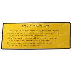 Picture of Plate -Caution