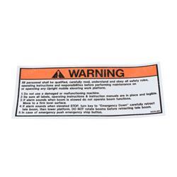 ew1dc31009 DECAL - WARNING SAFETY