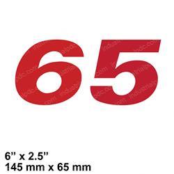 Picture of Decal - Model 65