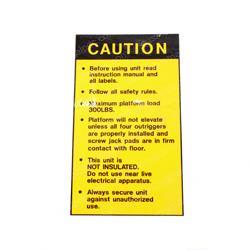 Picture of Decal - Caution Before