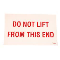 mk2041 DECAL - DO NOT LIFT