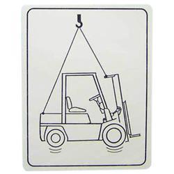 Picture of Label-Caution-Lift + Draw
