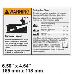 Picture of Decal - Slope Rating Word