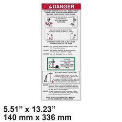 Picture of Decal - Danger Tipover/Elec