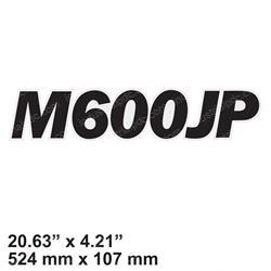 Picture of Decal - Model M600jp