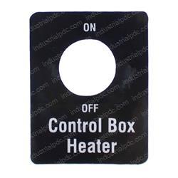Picture of Decal-Option Control Box Heatr