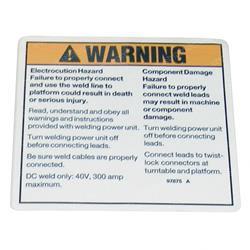 Picture of Decal - Warning