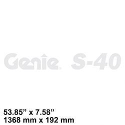 Picture of Decal Cosmetic Genie S-40