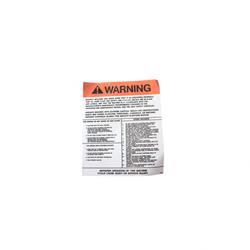 Picture of Decal - Warning
