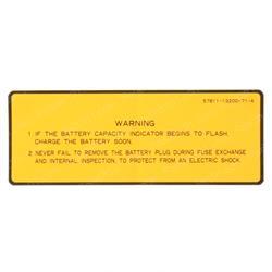 ew1dc00487 DECAL - BATTERY WARNING