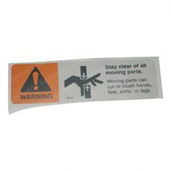 CROWN CR069028 DECAL - WARNING NO HANDS