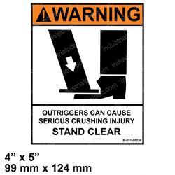 Picture of Decal - Warning Stand Clear