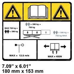 Picture of Decal - Caution See Manual