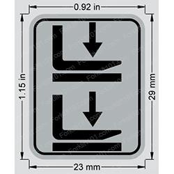 bt148642 DECAL - FORK FUNCTION