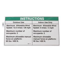 Picture of Decal Notice Side Frc Aus