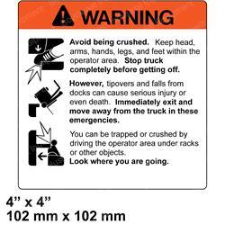 CROWN CR069058 WARNING