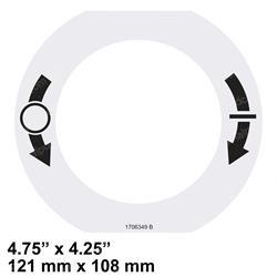 Picture of Decal Manual Descent on/Off
